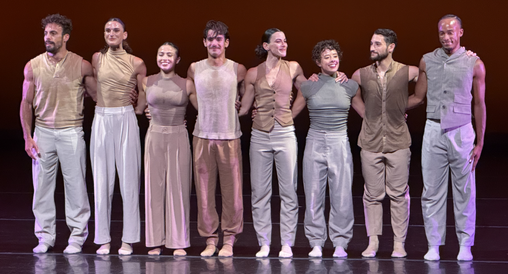The Shared Ground curtain call. Photo by Karen Salkin.
